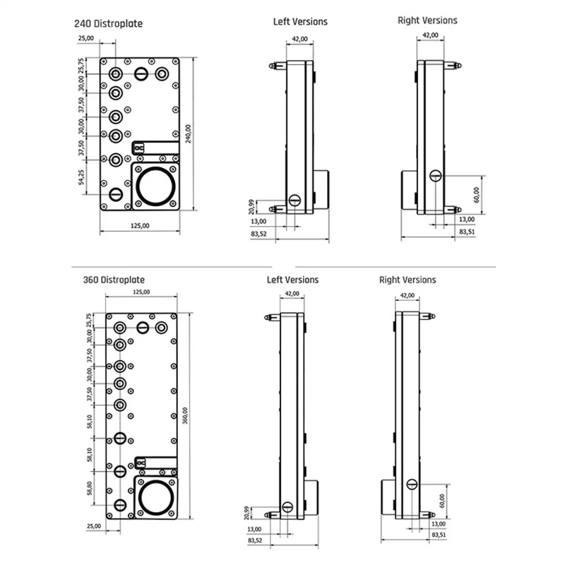 Alphacool Core Distro Plate 24 - Integrated Pump Reservoir Distro Plate 评论和价格