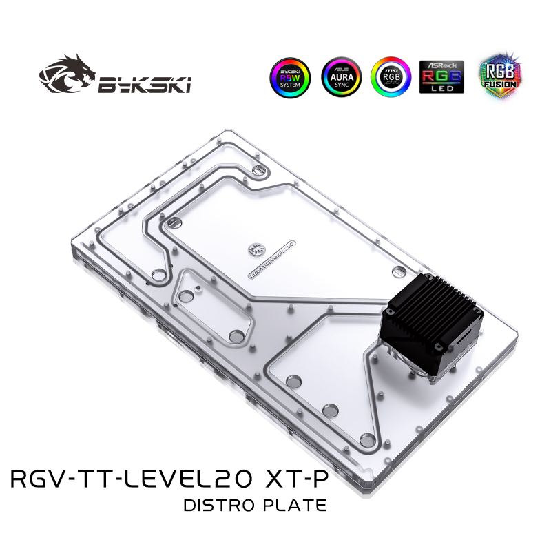 Bykski RGV-TT-LEVEL20XT-P Acry - Distro Plate Ddc Pump Combo 评论和价格