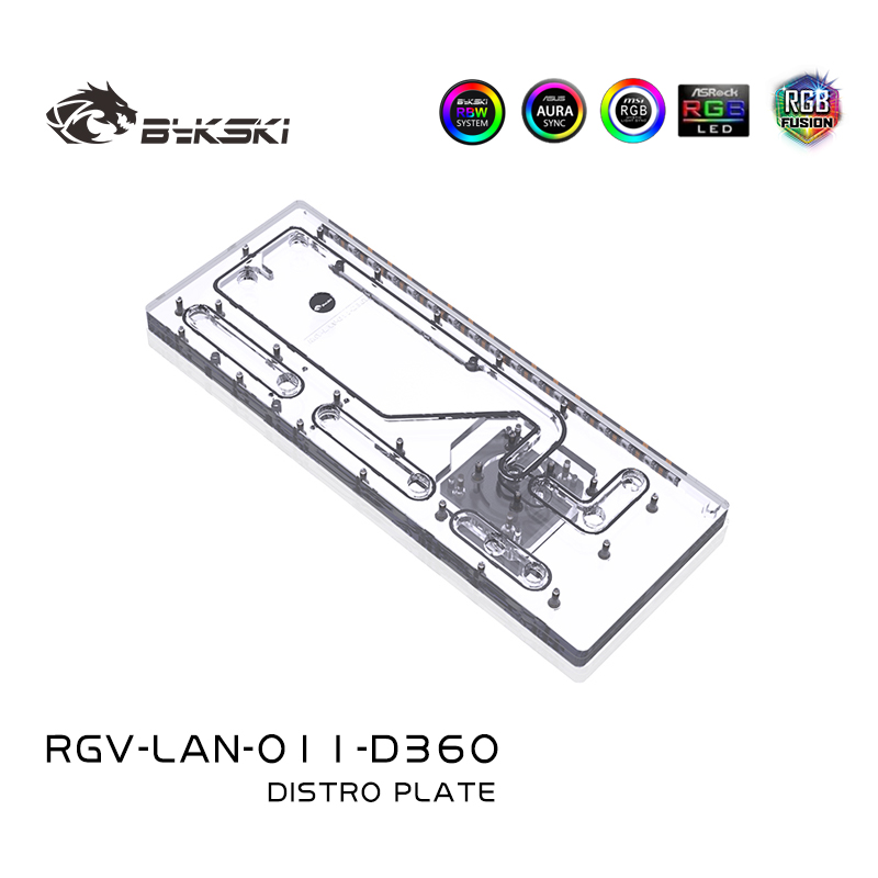 BYKSKI Distro Plate Acrylic Bo - Distro Plate Ddc Pump Combo 评论和价格