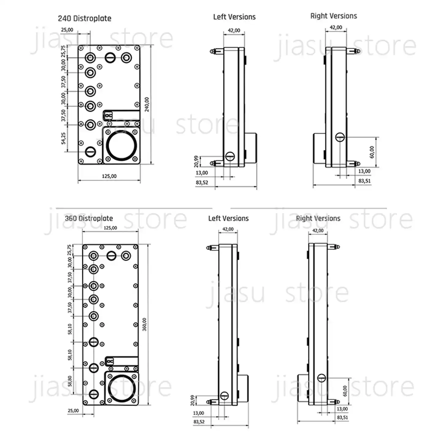 Alphacool Core Distro Plate 24 - Integrated Pump Reservoir Distro Plate 评论和价格