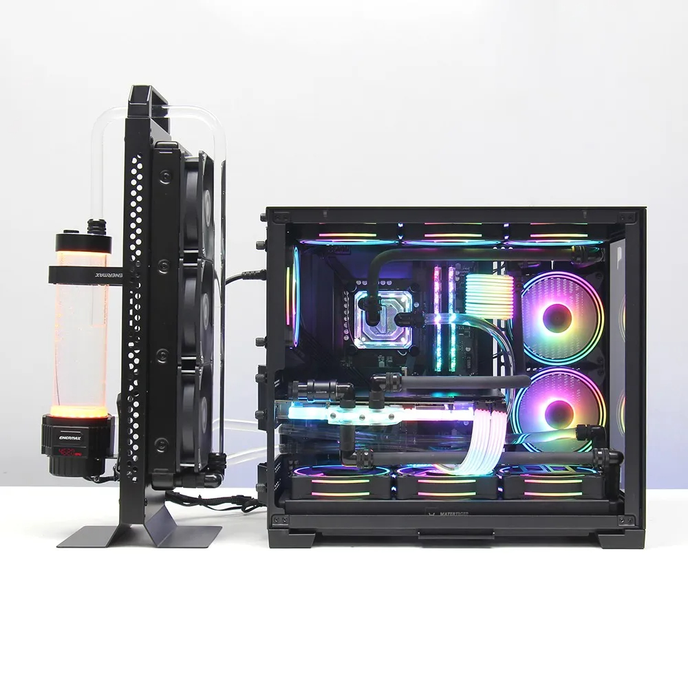Dual radiator external water c - External Radiator Water Cooling Kit 评论和价格