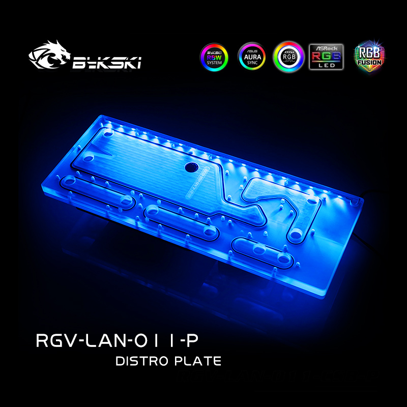 BYKSKI RGV-LAN-O11-P Acrylic B - Distro Plate Ddc Pump Combo 评论和价格