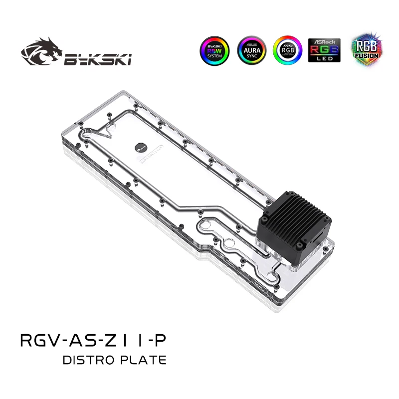 BYKSKI RGV-AS-Z11-P Acrylic Ta - Distro Plate Ddc Pump Combo 评论和价格