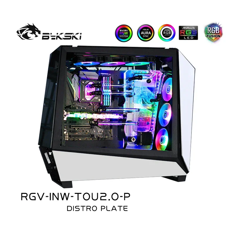 BYKSKI RGV-INW-TOU2.0-P Acryli - Distro Plate Ddc Pump Combo 评论和价格
