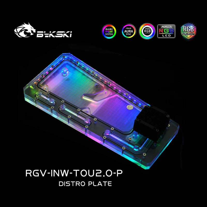 BYKSKI Acrylic Board Water Cha - Distro Plate Ddc Pump Combo 评论和价格