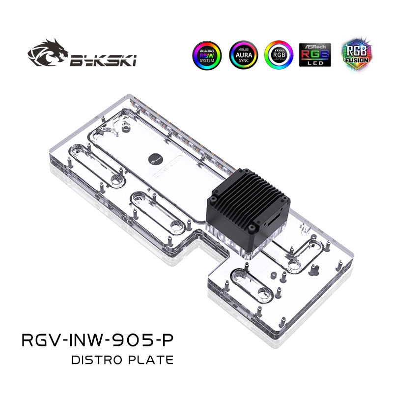Bykski RGV-INW-905-P Acrylic D - Distro Plate Ddc Pump Combo 评论和价格