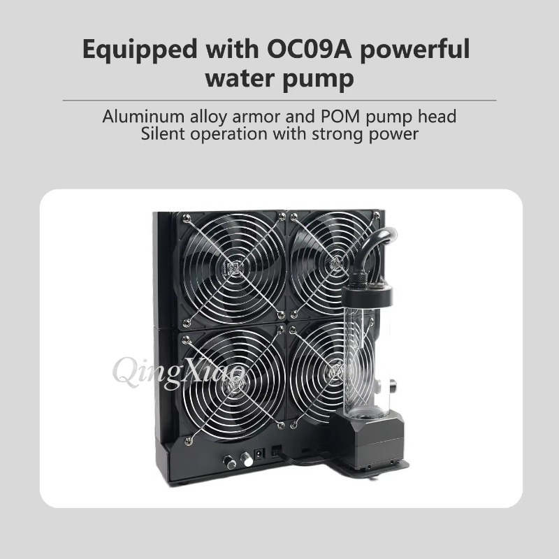4 Fan Radiator Pump And Water  - External Radiator Water Cooling Kit 评论和价格