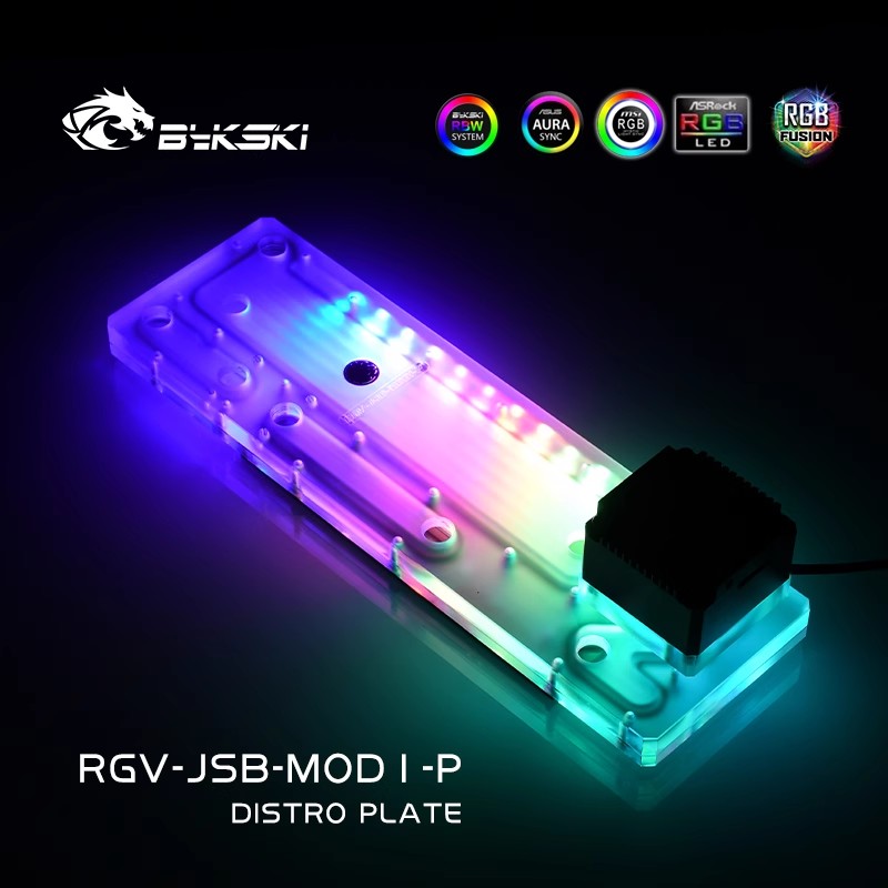 BYKSKI Acrylic Board Water Cha - Distro Plate Ddc Pump Combo 评论和价格
